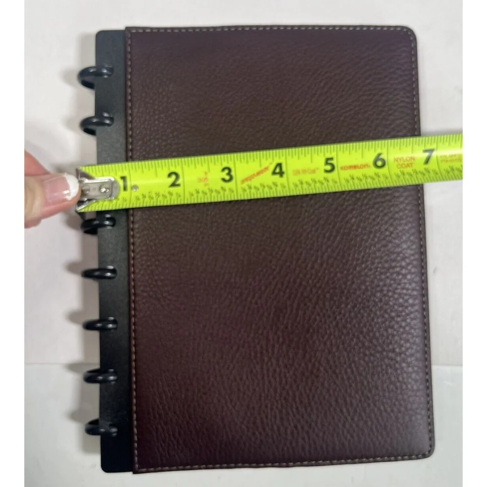 Levenger Circa‎ Cordova Leather Foldover Notebook Junior Size New In Box
